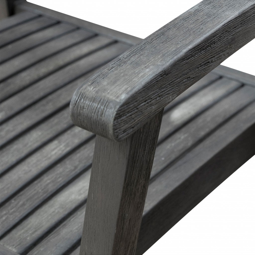 Set of Two Distressed Stacking Armchairs-4