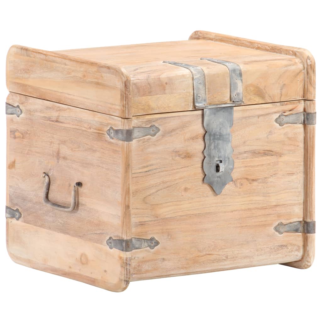 vidaXL Storage Chest Storage Trunk with Latch for Bedroom Solid Wood Acacia-19
