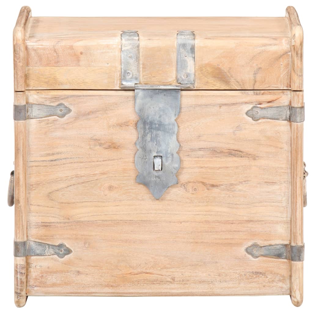 vidaXL Storage Chest Storage Trunk with Latch for Bedroom Solid Wood Acacia-18