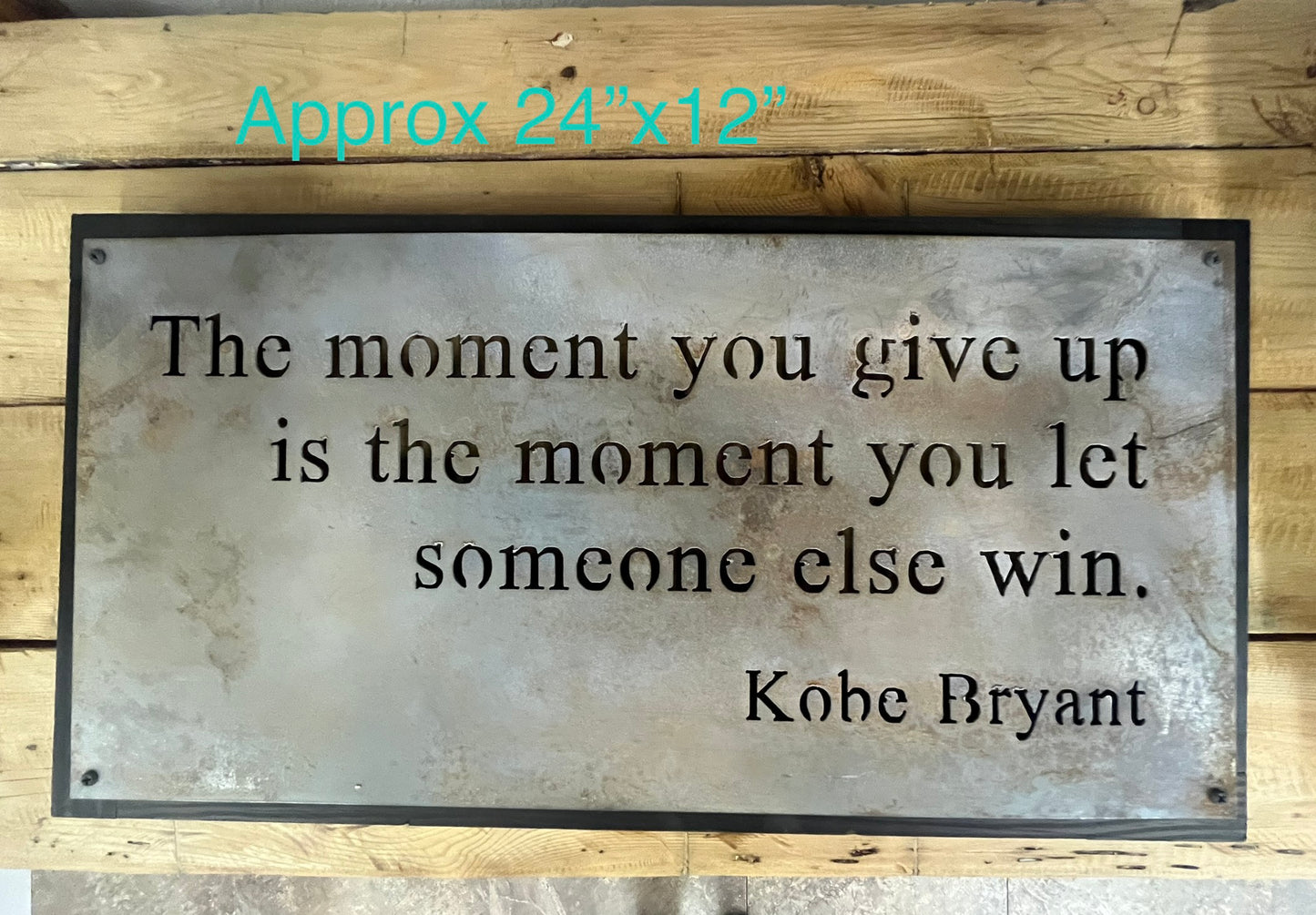 sign - Kobe Bryant -The moment