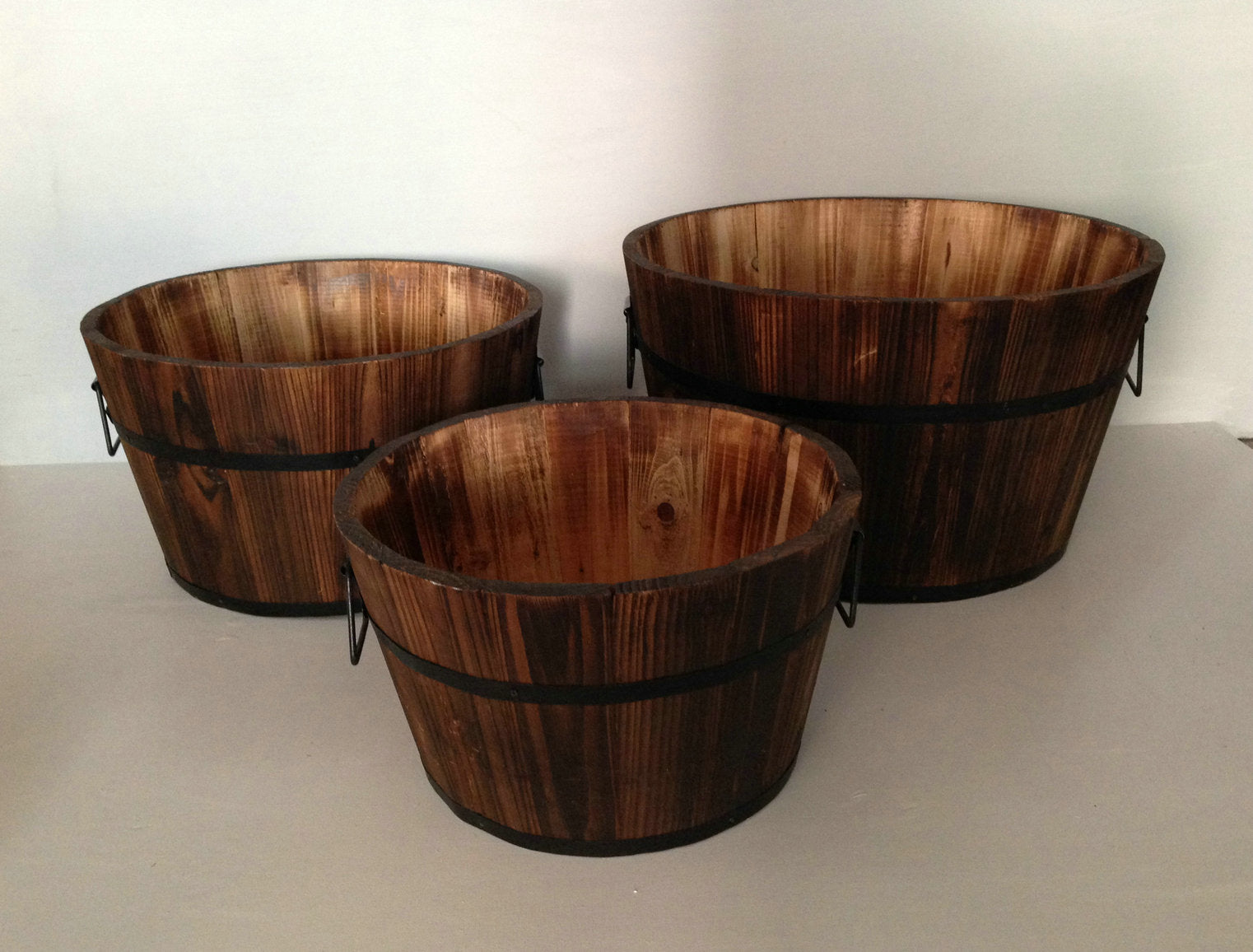 1 X 15 X 1 Brown Wood Garden Planter 3 Piece 1 X 15 X 1 Brown Wood Garden Planter 3 Piece
