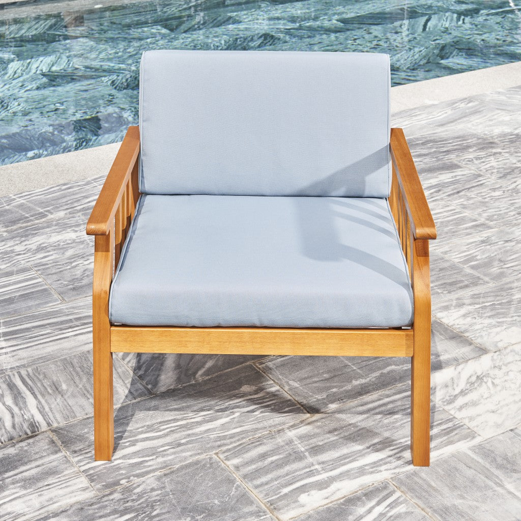 Light Wood Sofa Chair-2