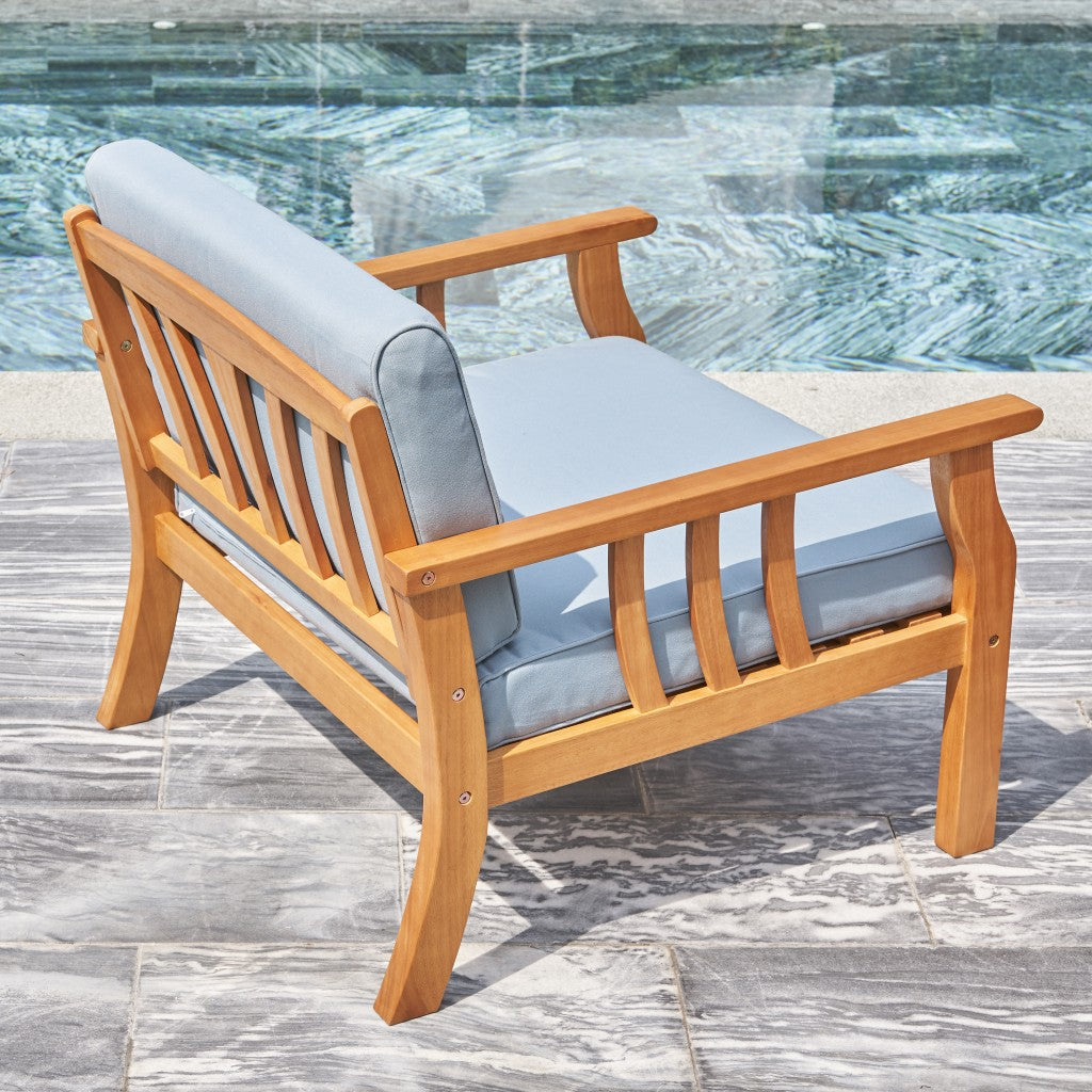 Light Wood Sofa Chair-4