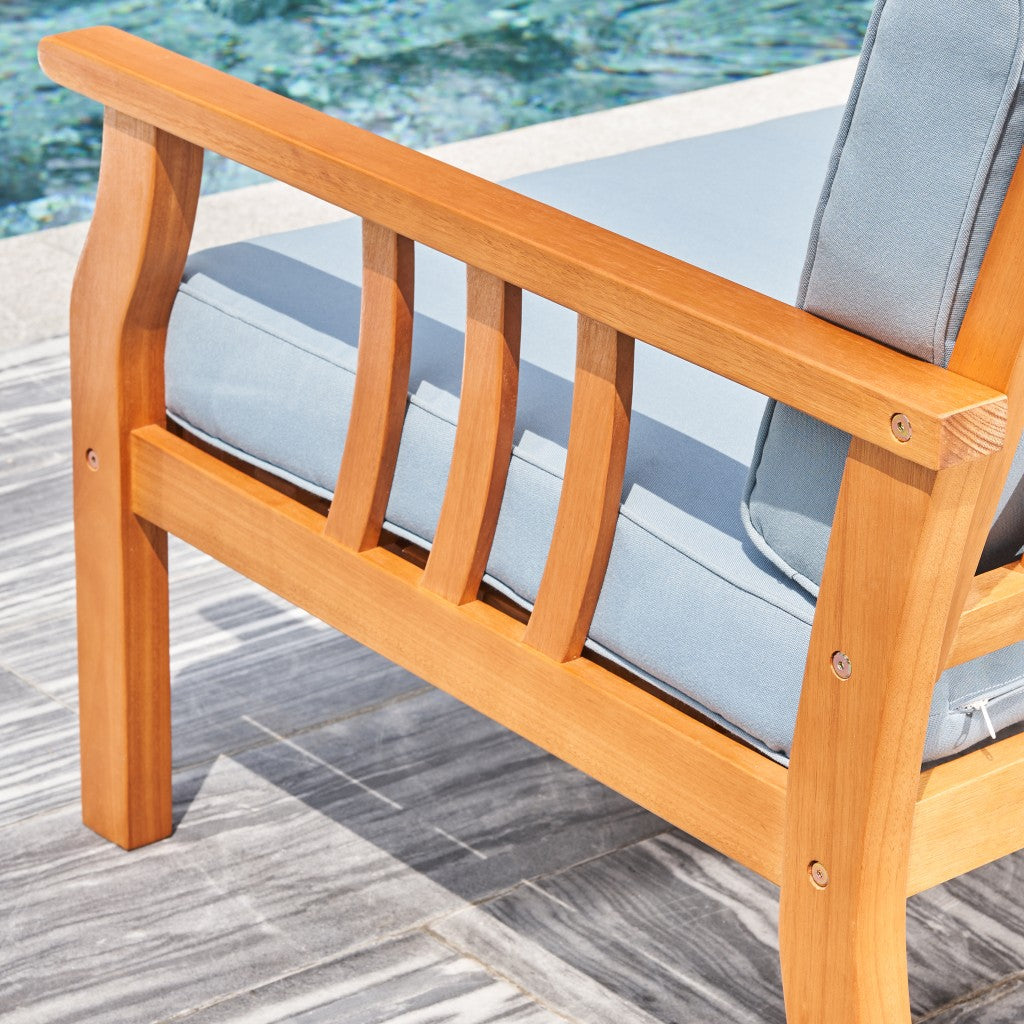 Light Wood Sofa Chair-5