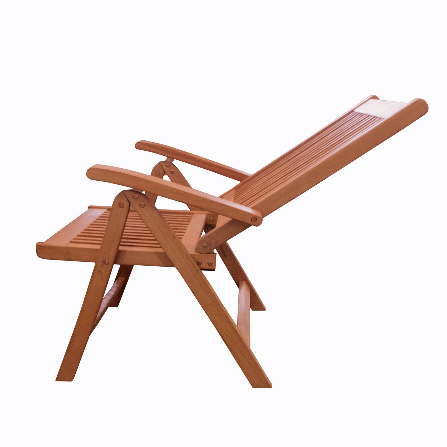 Brown Outdoor Reclining Chair-2