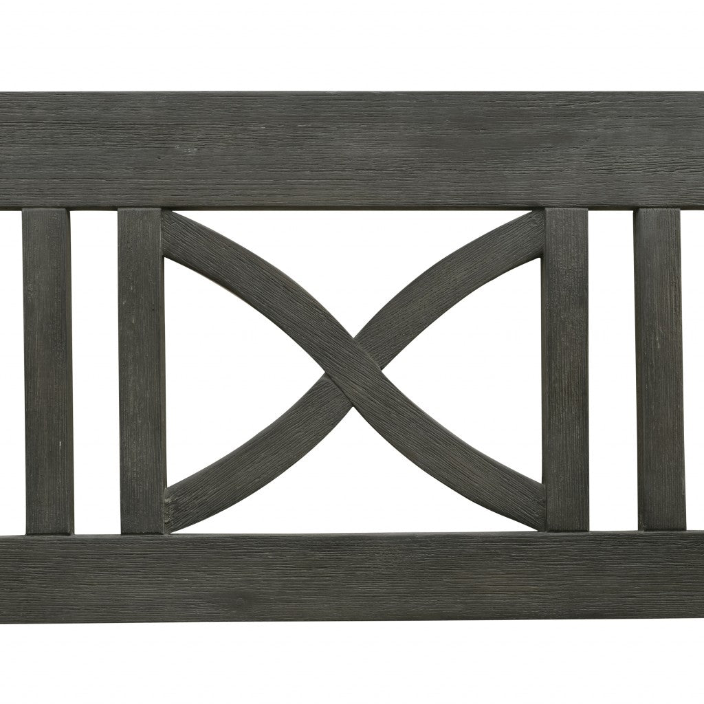Distressed Grey Garden Armchair-1