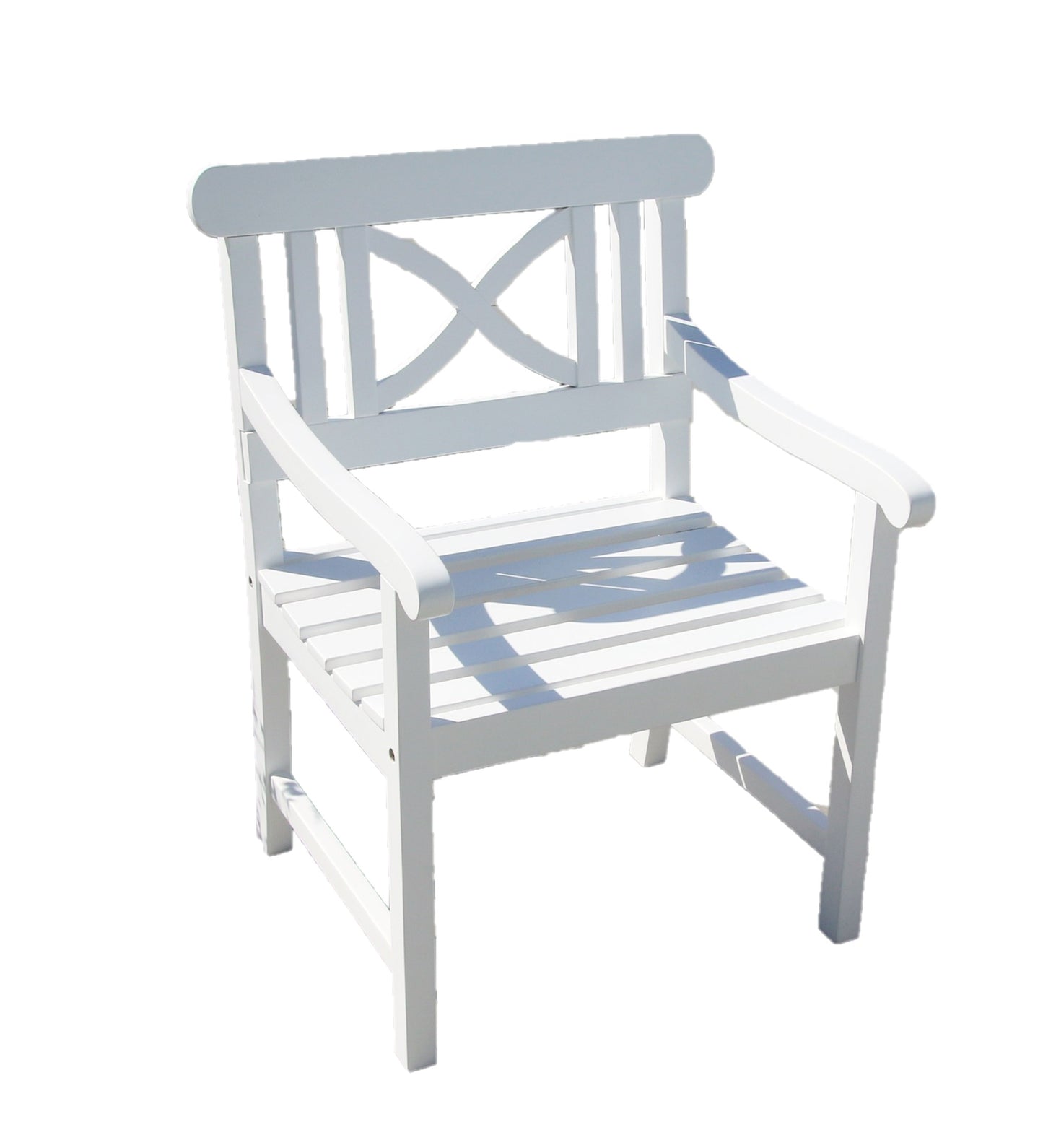 White Garden Armchair-3