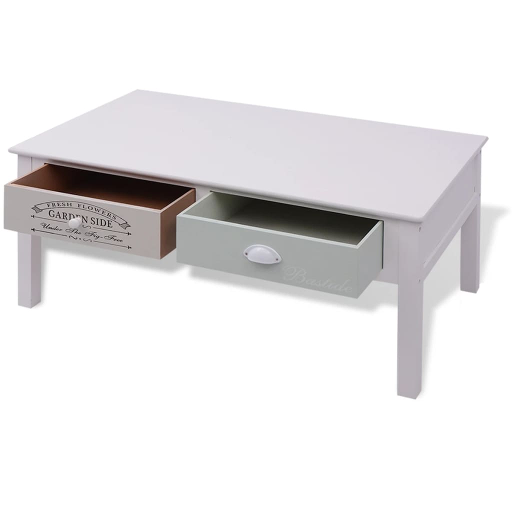 vidaXL French Coffee Table Wood-4