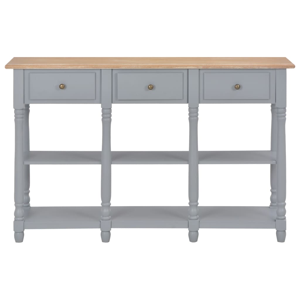vidaXL Console Table MDF Side Hallway Drawer Living Room Table Multi Colors