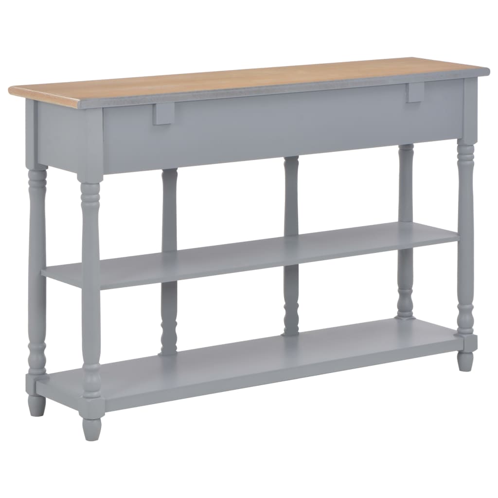 vidaXL Console Table MDF Side Hallway Drawer Living Room Table Multi Colors-8