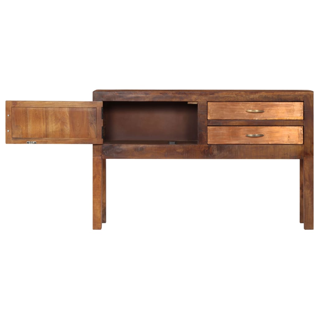 vidaXL Sideboard 46.5"x11.8"x29.5" Solid Mango Wood