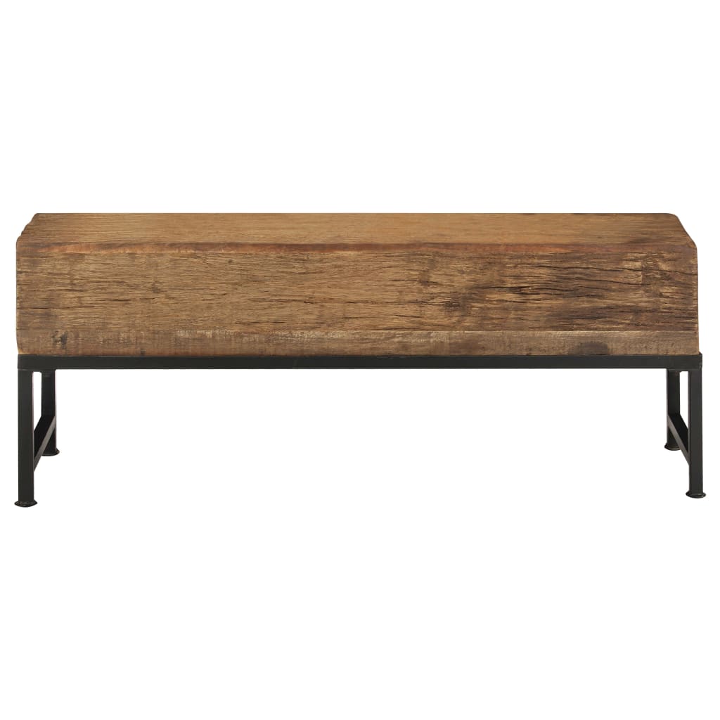 vidaXL Bench Solid Reclaimed Wood Bench Hallway Entryway Seating 47.2"/63"-1