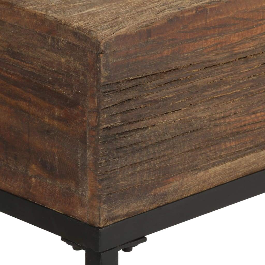 vidaXL Bench Solid Reclaimed Wood Bench Hallway Entryway Seating 47.2"/63"-2
