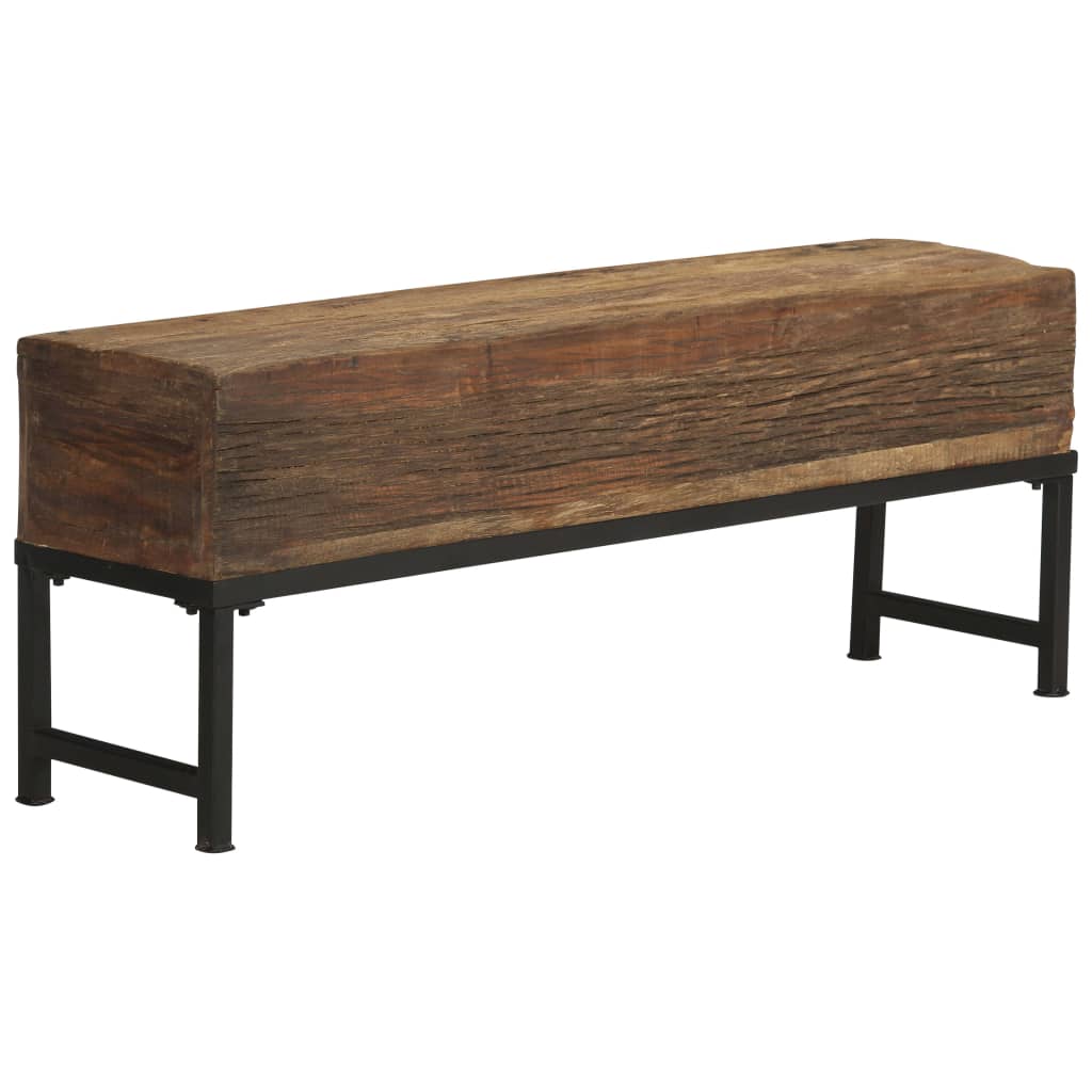 vidaXL Bench Solid Reclaimed Wood Bench Hallway Entryway Seating 47.2"/63"-7