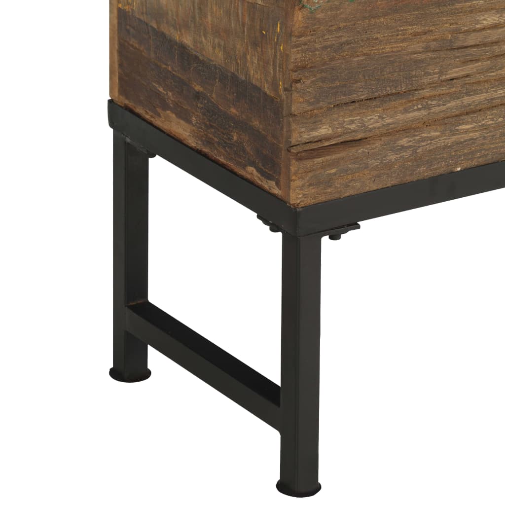 vidaXL Bench Solid Reclaimed Wood Bench Hallway Entryway Seating 47.2"/63"-5
