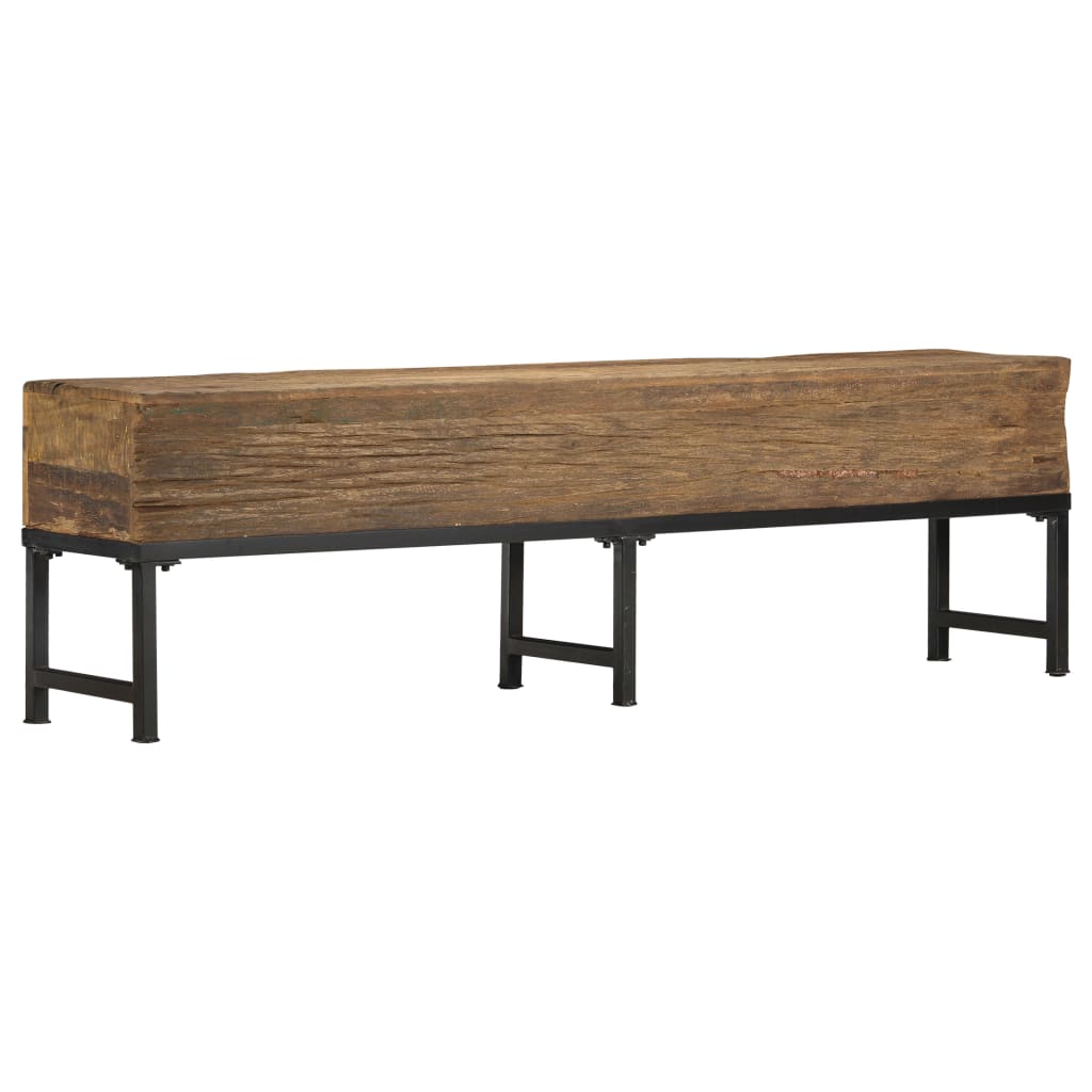 vidaXL Bench Solid Reclaimed Wood Bench Hallway Entryway Seating 47.2"/63"-11