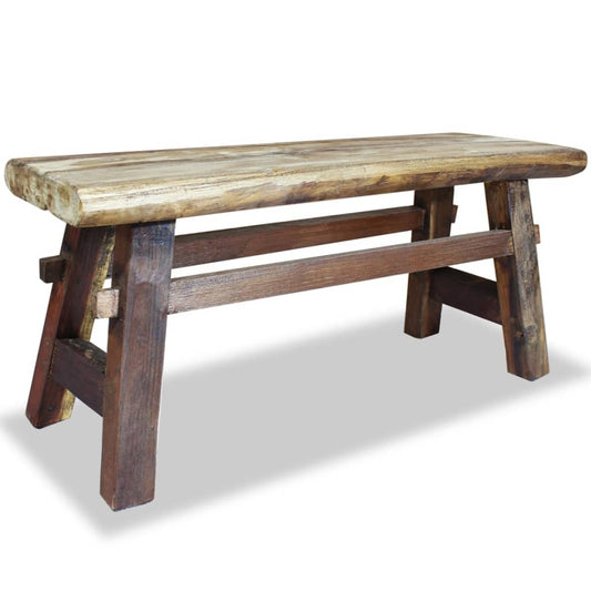 vidaXL Bench Solid Reclaimed Wood 39.4"x11"x16.9"-0