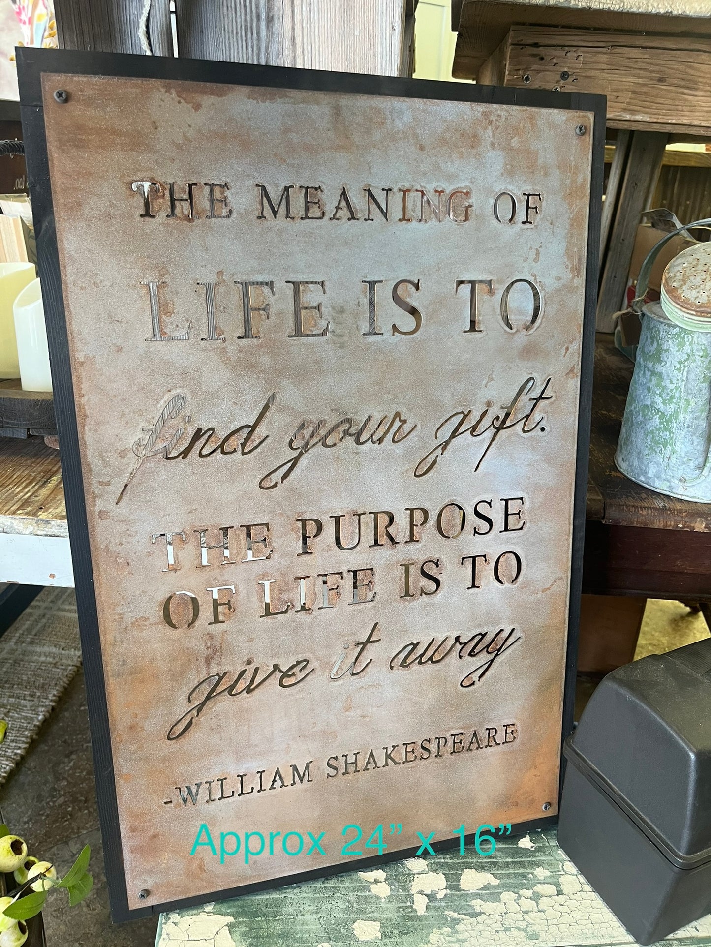 Sign - The Meaning to Life - William Shakespeare