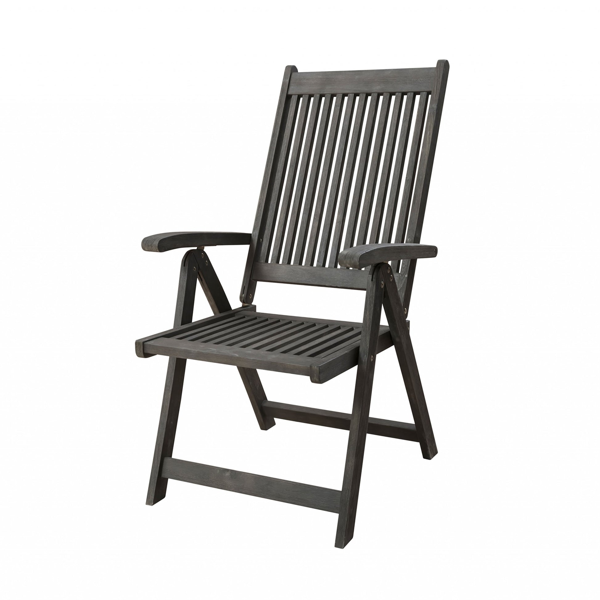 Distressed Outdoor Reclining Chair-1