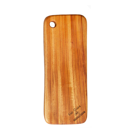 Natural Rounded Rectangle Narrow Anti-Bacterial Cutting Board-0