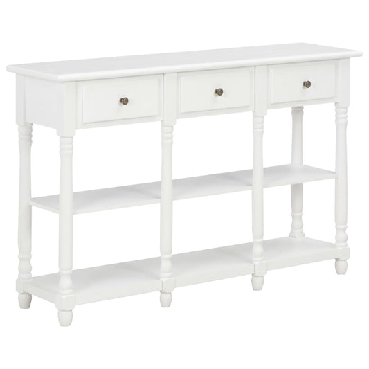 vidaXL Console Table MDF Side Hallway Drawer Living Room Table Multi Colors-0