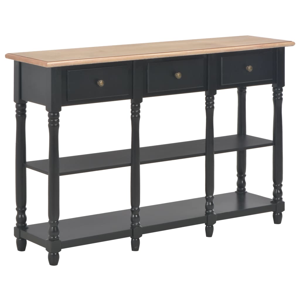 vidaXL Console Table MDF Side Hallway Drawer Living Room Table Multi Colors