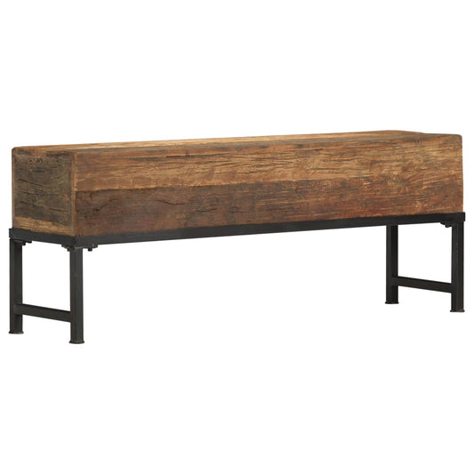 vidaXL Bench Solid Reclaimed Wood Bench Hallway Entryway Seating 47.2"/63"-0