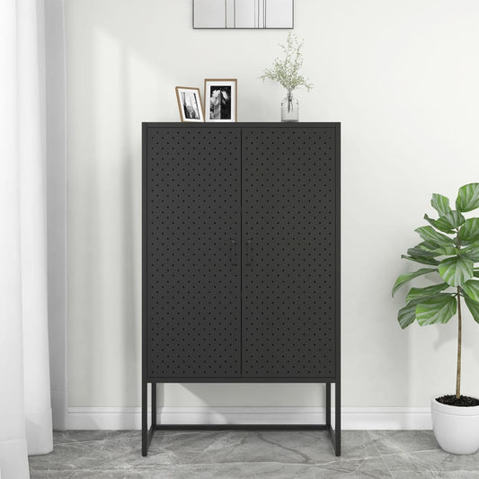 vidaXL Highboard Steel Home Indoor Living Room Cabinet Furniture Multi Colors